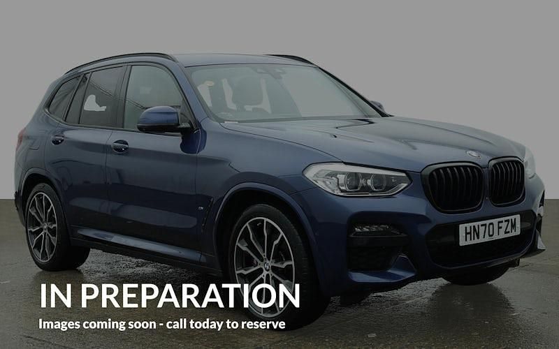 Used BMW X3 M Sport 292 HP (214 kW) 2021 Blue SUV