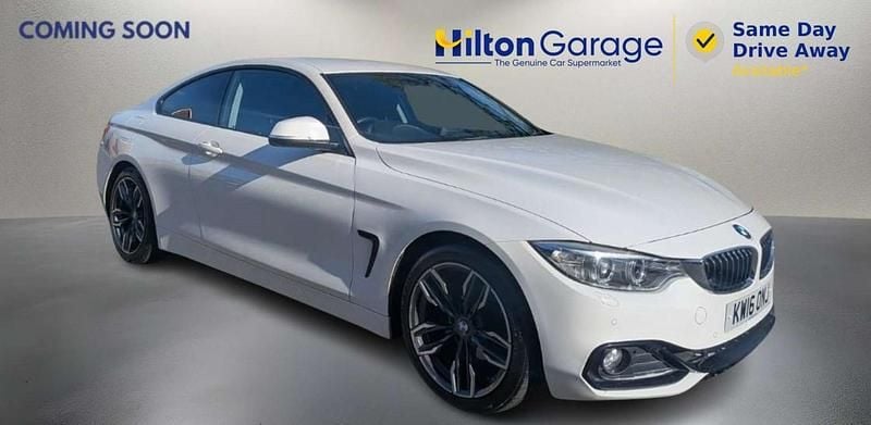 Used BMW 420 Sport Line 2016 White Coupe