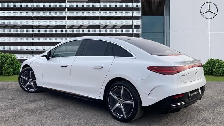 Used Mercedes EQE300 AMG Line Premium 180 kW (245 HP) 2023 White Sedan