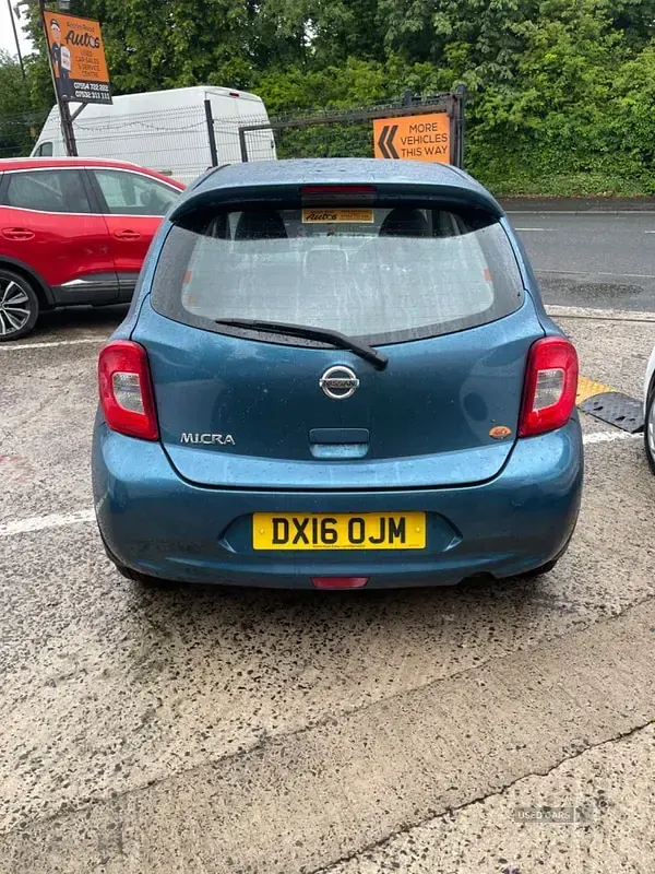 Used Nissan Micra Acenta 80 HP (58 kW) 2016 Blue Hatchback