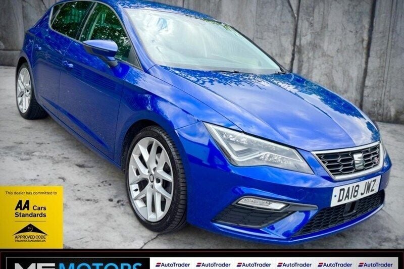 Blue Used 2018 Seat Leon FR Hatchback | £11,250 (Fair price) - Image 1/1