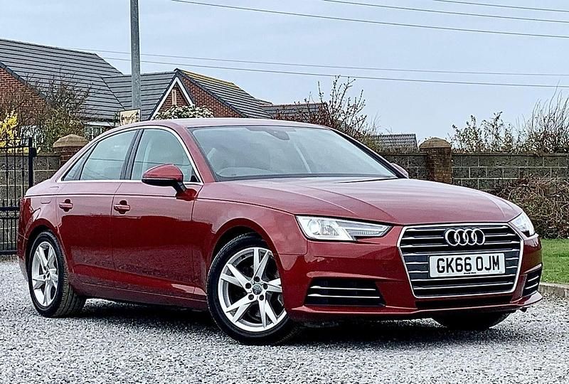 Used Audi A4 150 HP (110 kW) 2016 Red Sedan