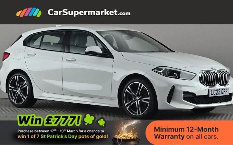 Used BMW 118 M Sport 136 HP (100 kW) 2023 White Hatchback