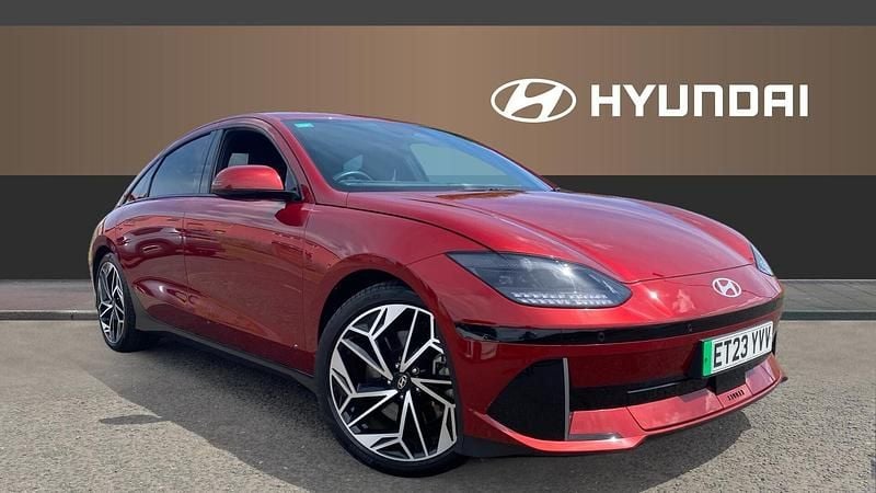 Red Used 2023 Hyundai Ioniq 6 Premium Sedan | £24,386 (Super price) - Image 1/3