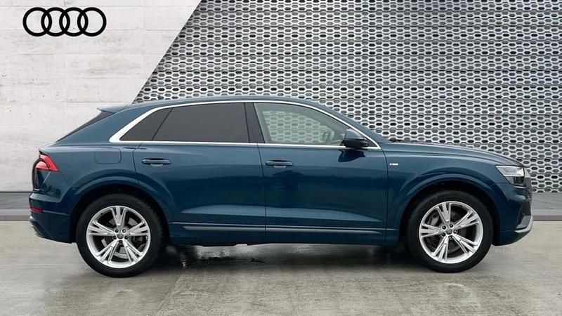 Used Audi Q8 S-Line 286 HP (210 kW) 2019 Blue SUV
