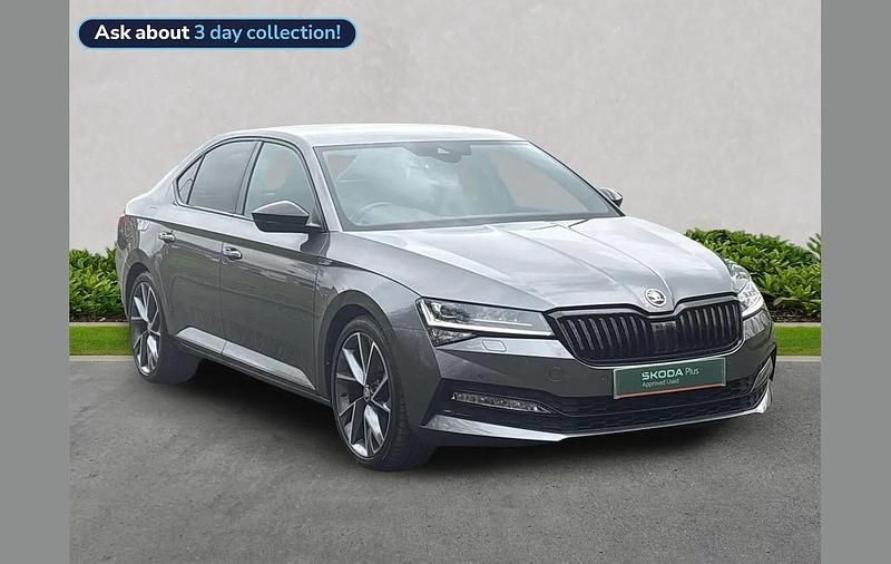 Used Skoda Superb SportlinePlus 147 HP (108 kW) 2024 Grey Hatchback