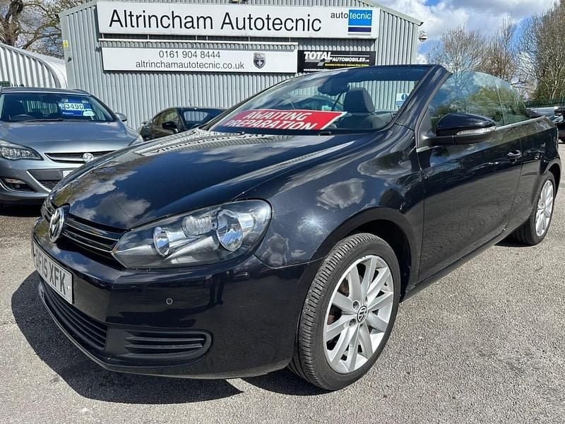 Used VW Golf Cabriolet SE 105 HP (77 kW) 2015 Black Cabriolet