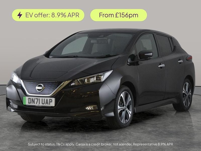Used Nissan Leaf Tekna 110 kW (150 HP) 2021 Black Hatchback