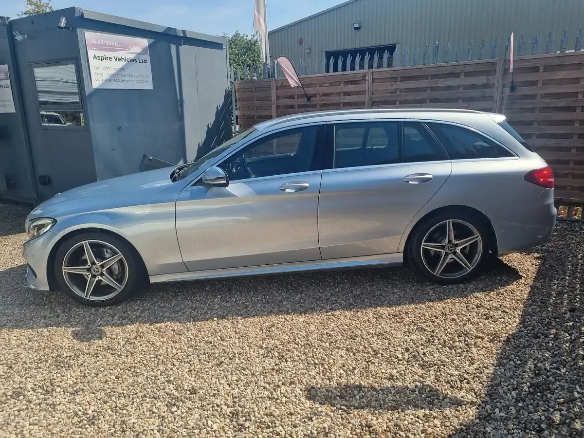 Used Mercedes C220 AMG line 2018 Silver Estate
