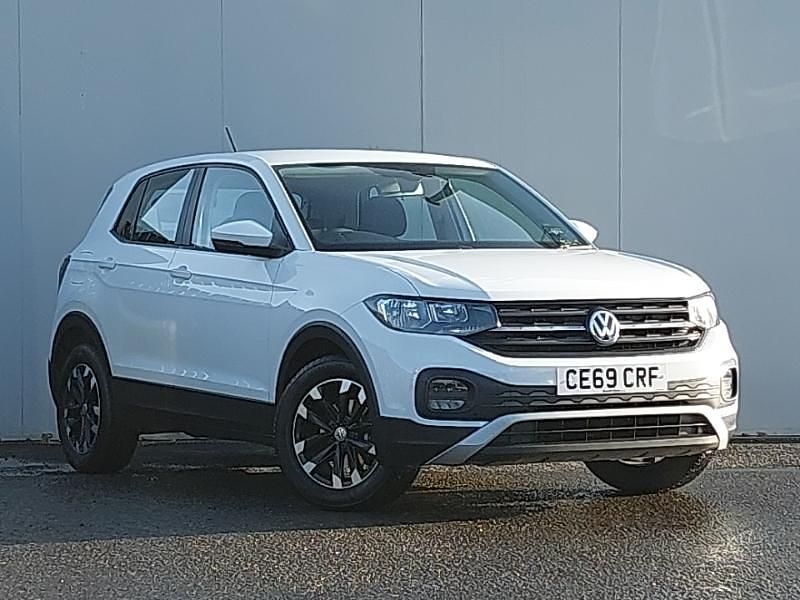 White Used 2019 VW T-Cross S SUV | £11,998 (Fair price) - Image 1/4