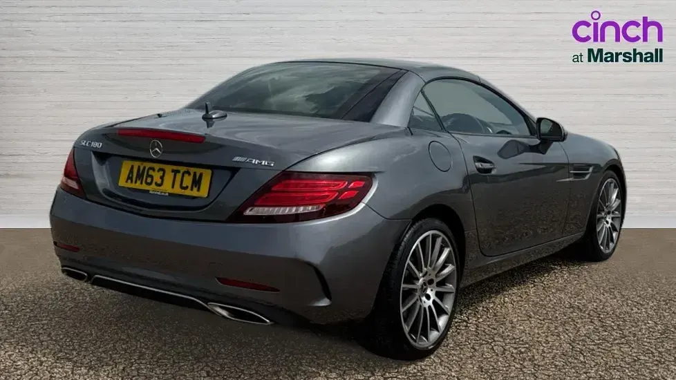 Used Mercedes SLC180 AMG line 156 HP (114 kW) 2018 Grey Cabriolet