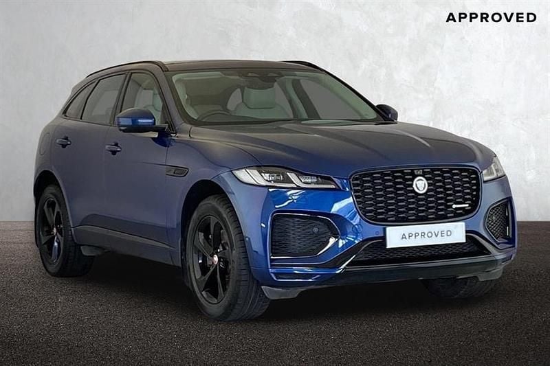 Blue Used 2021 Jaguar F-Pace R-Dynamic SUV | £27,990 (Fair price) - Image 1/4