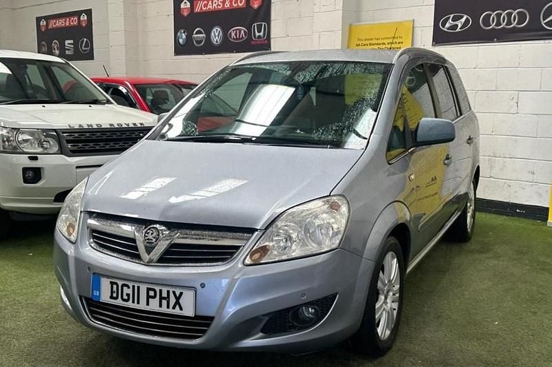 Used Vauxhall Zafira Elite 110 HP (80 kW) 2011 Silver MPV