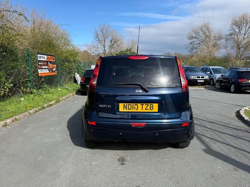 Used Nissan Note Tekna 110 HP (80 kW) 2010 Blue Hatchback