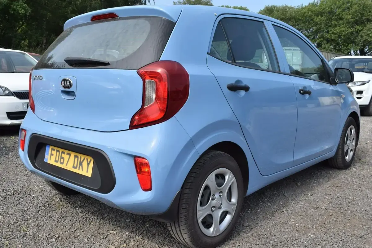 Used Kia Picanto 2018 Blue Hatchback
