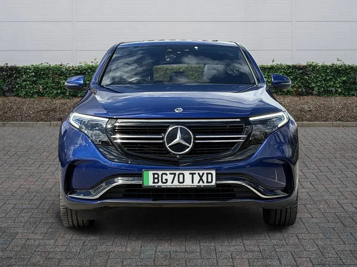 Used Mercedes EQC400 AMG Line Premium 300 kW (408 HP) 2020 Blue SUV