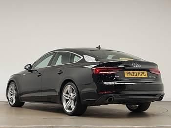Used Audi A5 S-Line 150 HP (110 kW) 2020 Black Hatchback