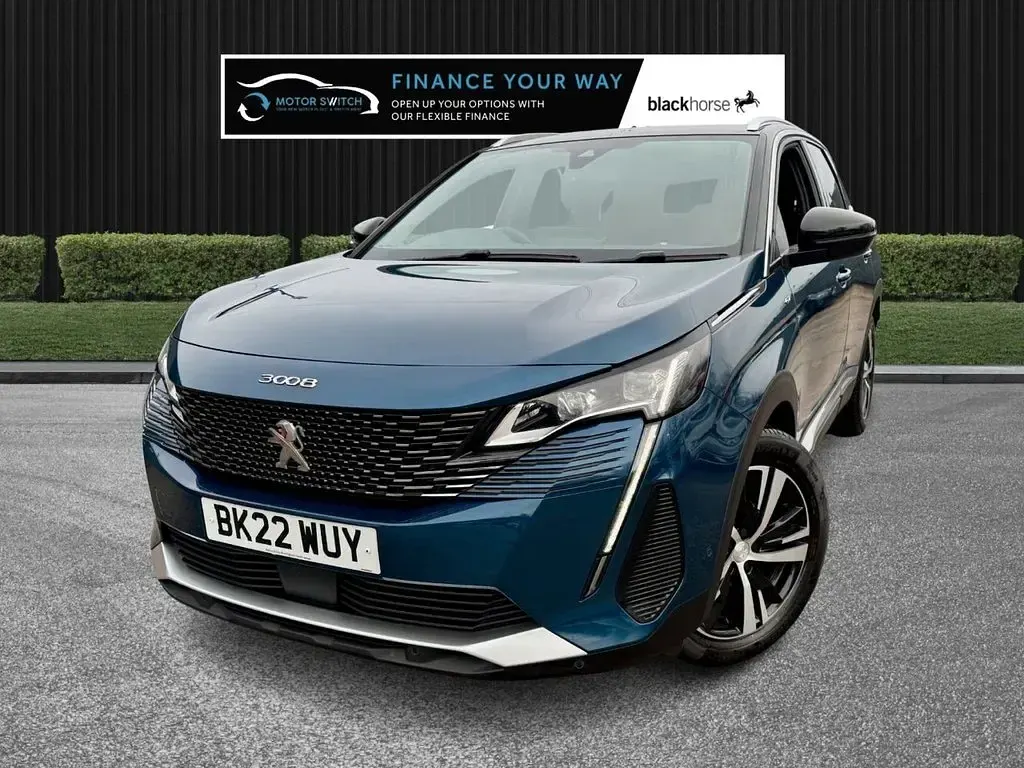 Used Peugeot 3008 GTi 130 HP (95 kW) 2022 Blue Hatchback