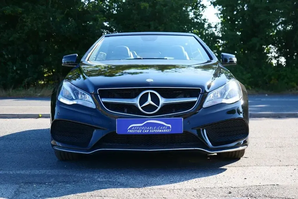 Used Mercedes E220 AMG 170 HP (125 kW) 2014 Black Cabriolet