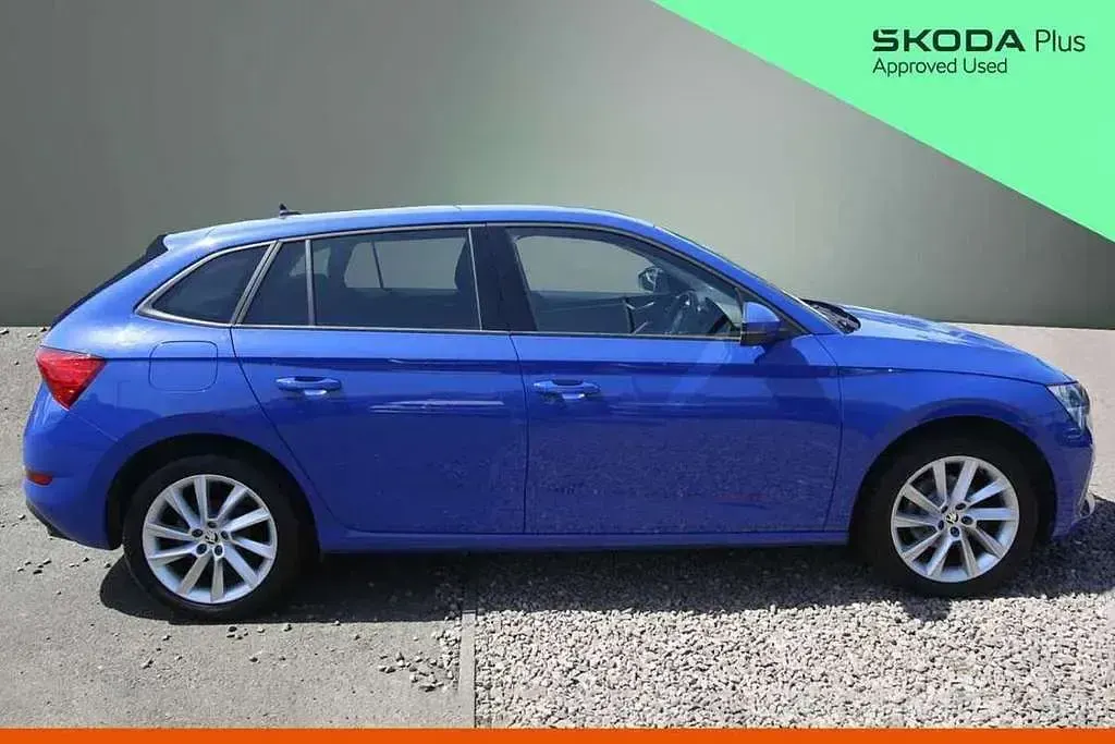 Used Skoda Scala SE L 108 HP (79 kW) 2021 Blue Hatchback