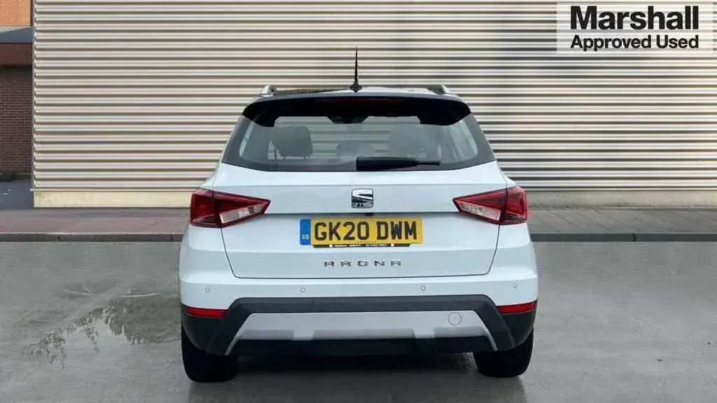 Used Seat Arona XCELLENCE Lux 115 HP (84 kW) 2020 Nevada white magnetic grey SUV