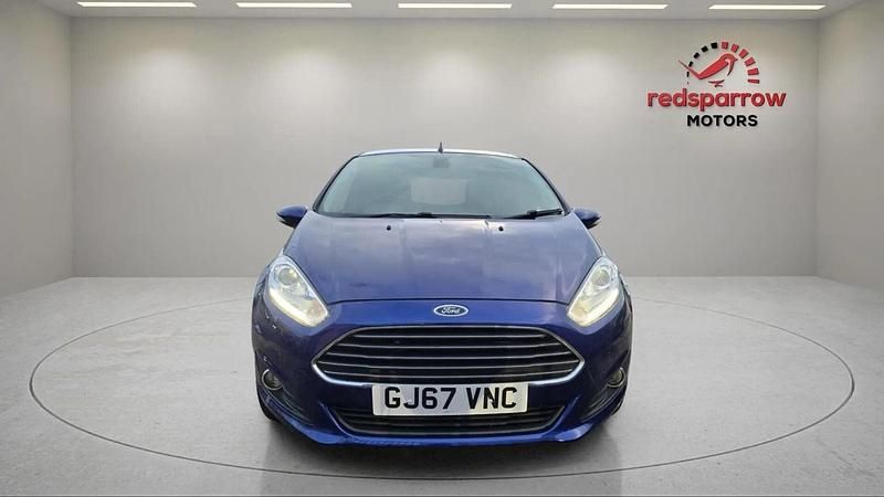 Usado Ford Fiesta Titanium 2017 Azul Citadino
