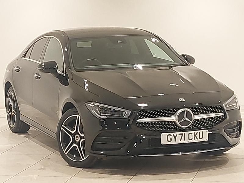 Black Used 2021 Mercedes CLA250e AMG Line Premium Plus Sedan | £25,498 (Fair price) - Image 1/4