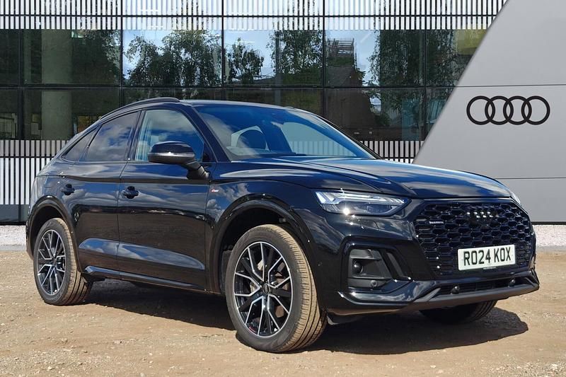 Black Used 2024 Audi Q5 Sportback Black Edition SUV | £48,490 (A bit pricey) - Image 1/4