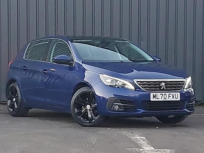 Blue Used 2020 Peugeot 308 Allure Hatchback | £8,998 (Fair price) - Image 1/4