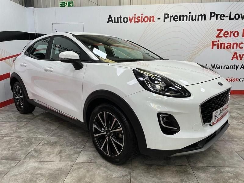 White Used 2021 Ford Puma Titanium Hatchback | £12,795 (Super price) - Image 1/4