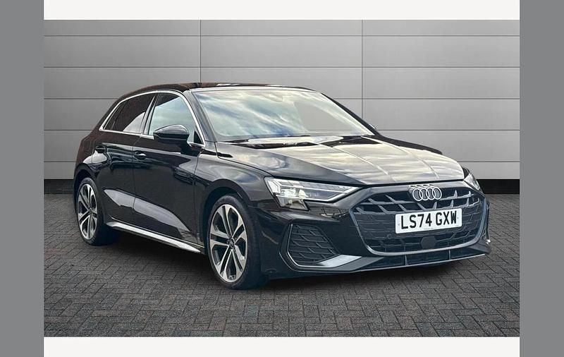 Used Audi A3 S-Line 150 HP (110 kW) 2024 Black Hatchback