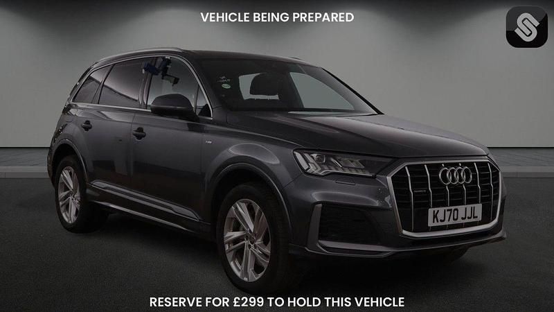 Daytona gray pearlescent Used 2020 Audi Q7 S-Line SUV | £36,700 (Fair price) - Image 1/4
