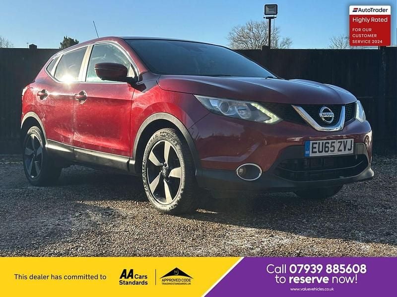Used Nissan Qashqai N-TEC 115 HP (84 kW) 2015 Red SUV