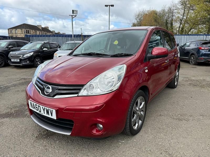 Used Nissan Note N-TEC 110 HP (80 kW) 2010 Red Hatchback