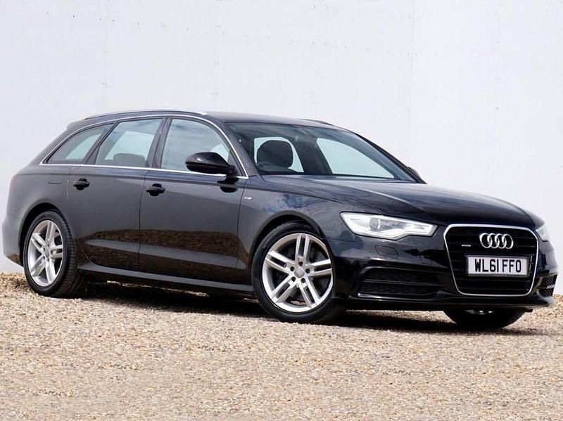 Used Audi A6 S-Line 245 HP (180 kW) 2012 Black Estate