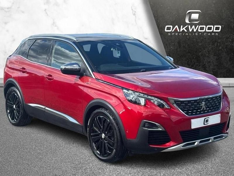 Red Used 2017 Peugeot 3008 GTi Hatchback | £14,495 (Fair price) - Image 1/4