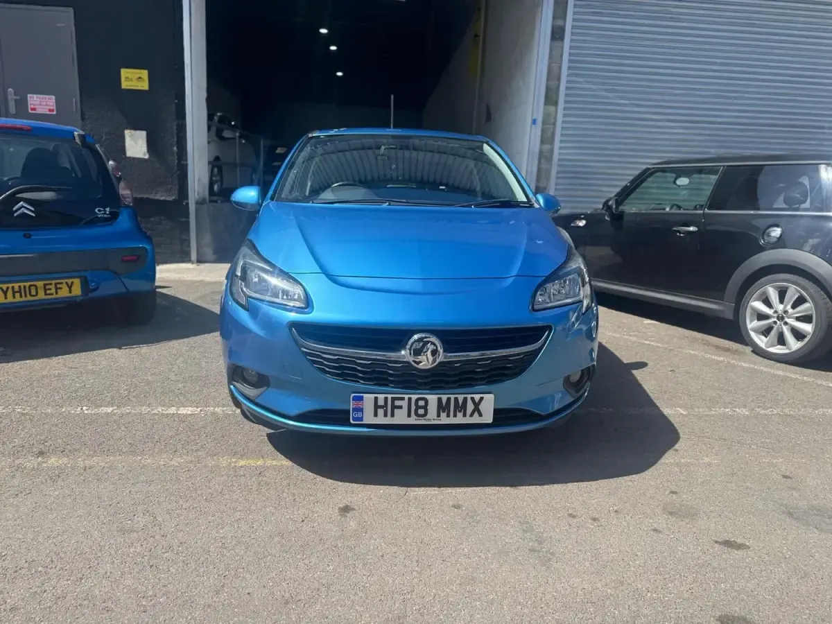 Used Vauxhall Corsa 75 HP (55 kW) 2018 Blue Hatchback