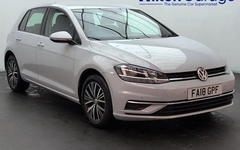 Silver Used 2018 VW Golf VII SE Hatchback | £11,500 (Fair price) - Image 1/4