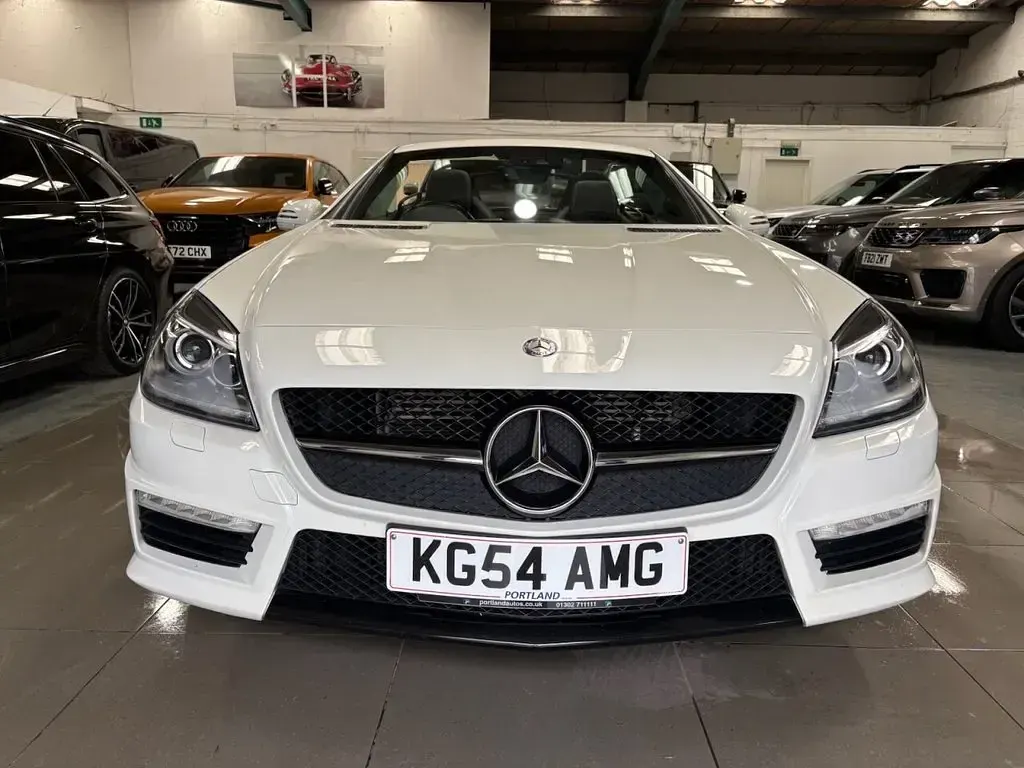 Used Mercedes SLK55 AMG 421 HP (309 kW) 2013 White Cabriolet