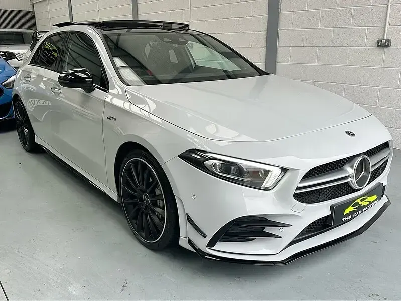 Used Mercedes A35 AMG Premium Plus 2021 White Hatchback
