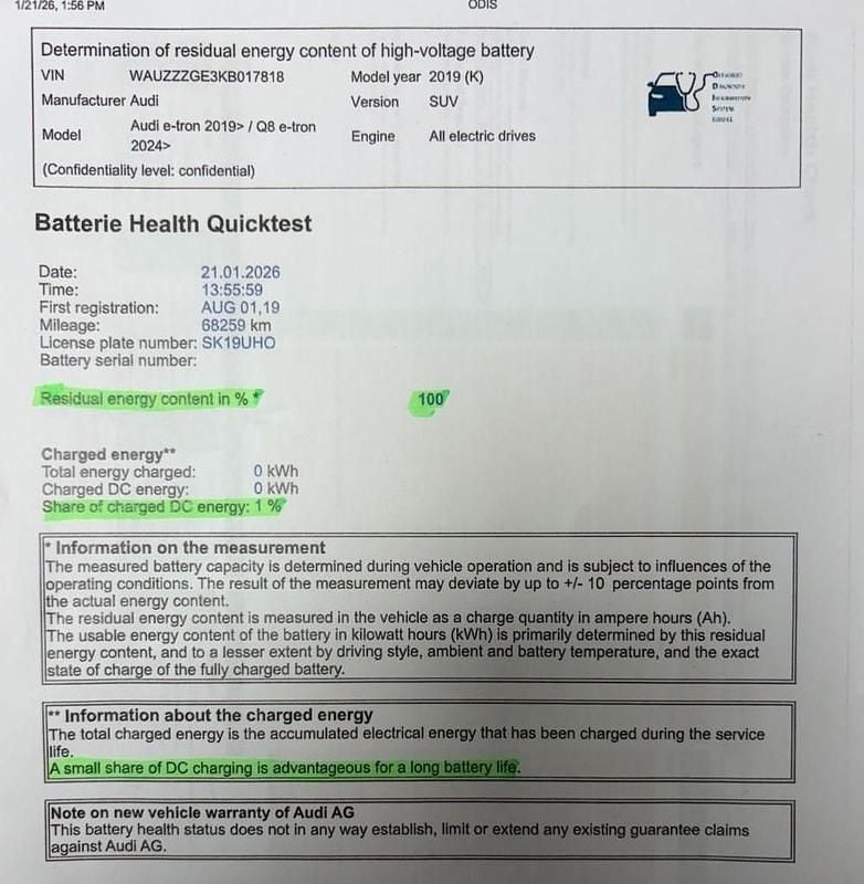 Used Audi e-tron Comfort 300 kW (408 HP) 2019 Black SUV