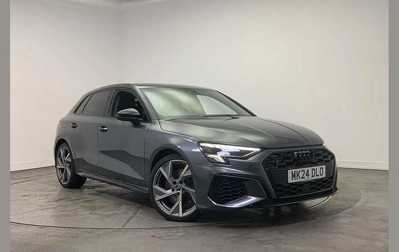 Grey Used 2024 Audi S3 Sportback Black Edition Hatchback | £33,300 - Image 1/4