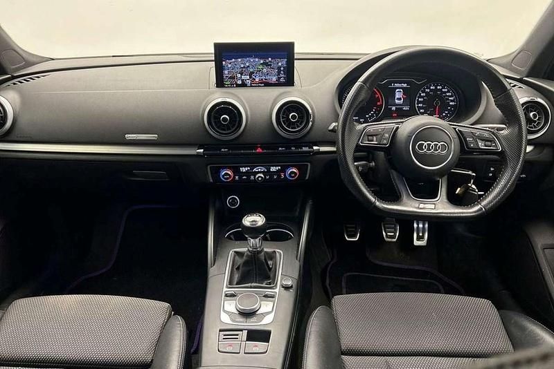 Used Audi A3 Black Edition 147 HP (108 kW) 2018 Black Sedan