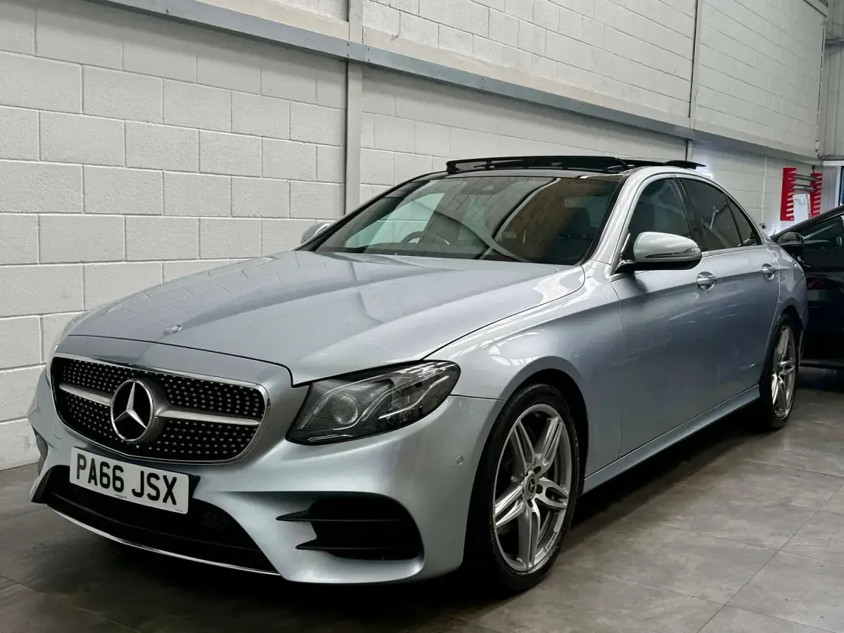 Used Mercedes E220 AMG Line Premium Plus 2016 Silver Sedan
