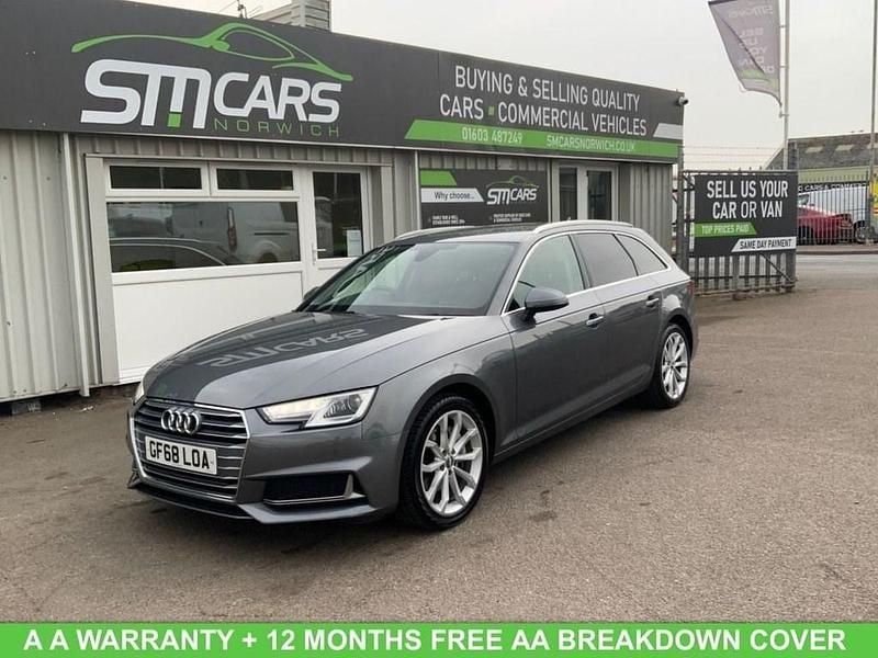 Begagnad Audi A4 Sport 190 HK (139 kW) 2018 Grå Kombi