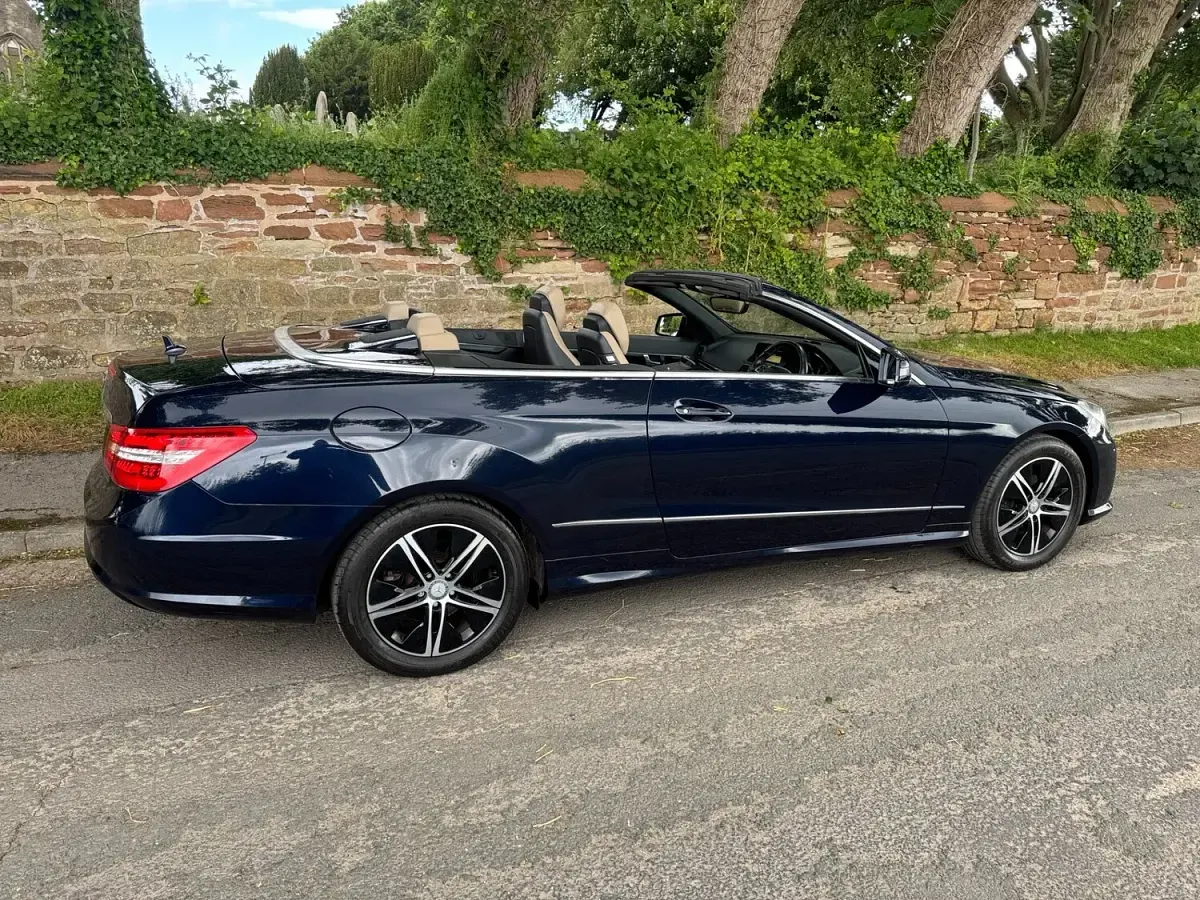 Used Mercedes E200 Sport Edition 2012 Blue Cabriolet