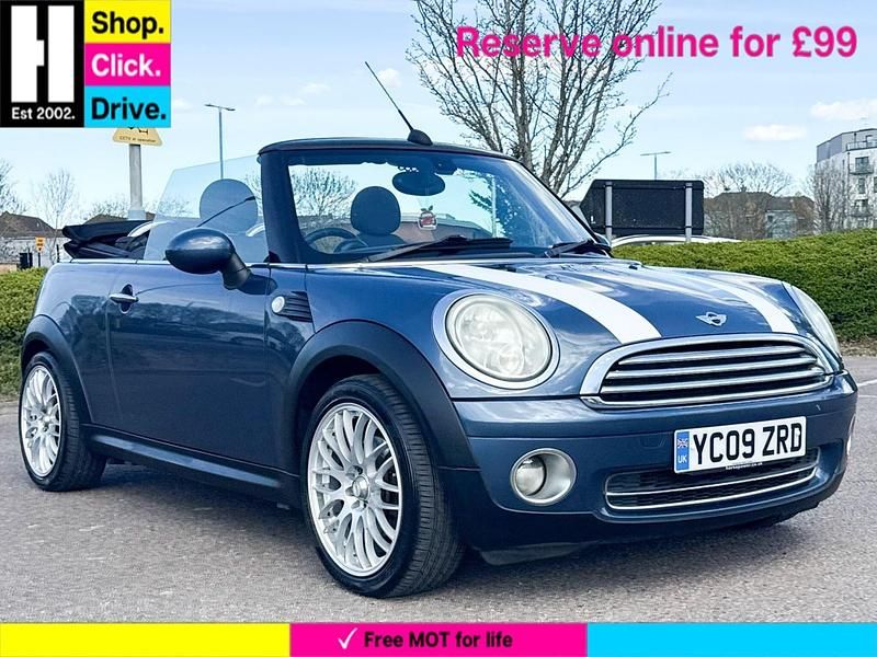 Used Mini Cooper Cabriolet 120 HP (88 kW) 2009 Blue Cabriolet