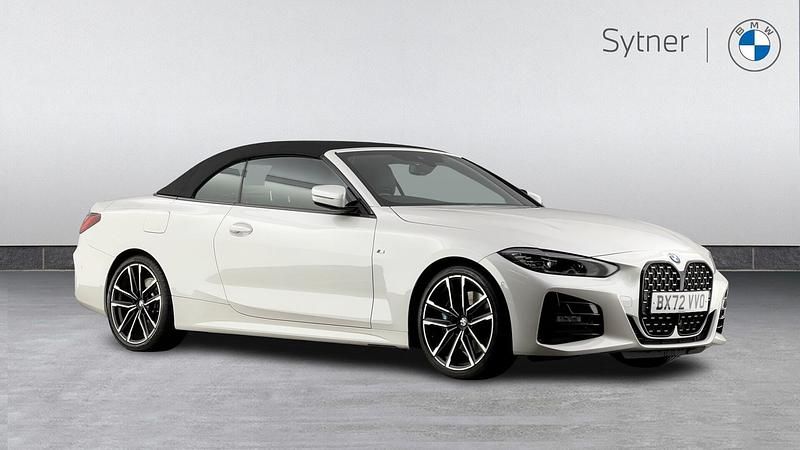 White Used 2022 BMW 420 M Sport Cabriolet | £30,000 (Fair price) - Image 1/4