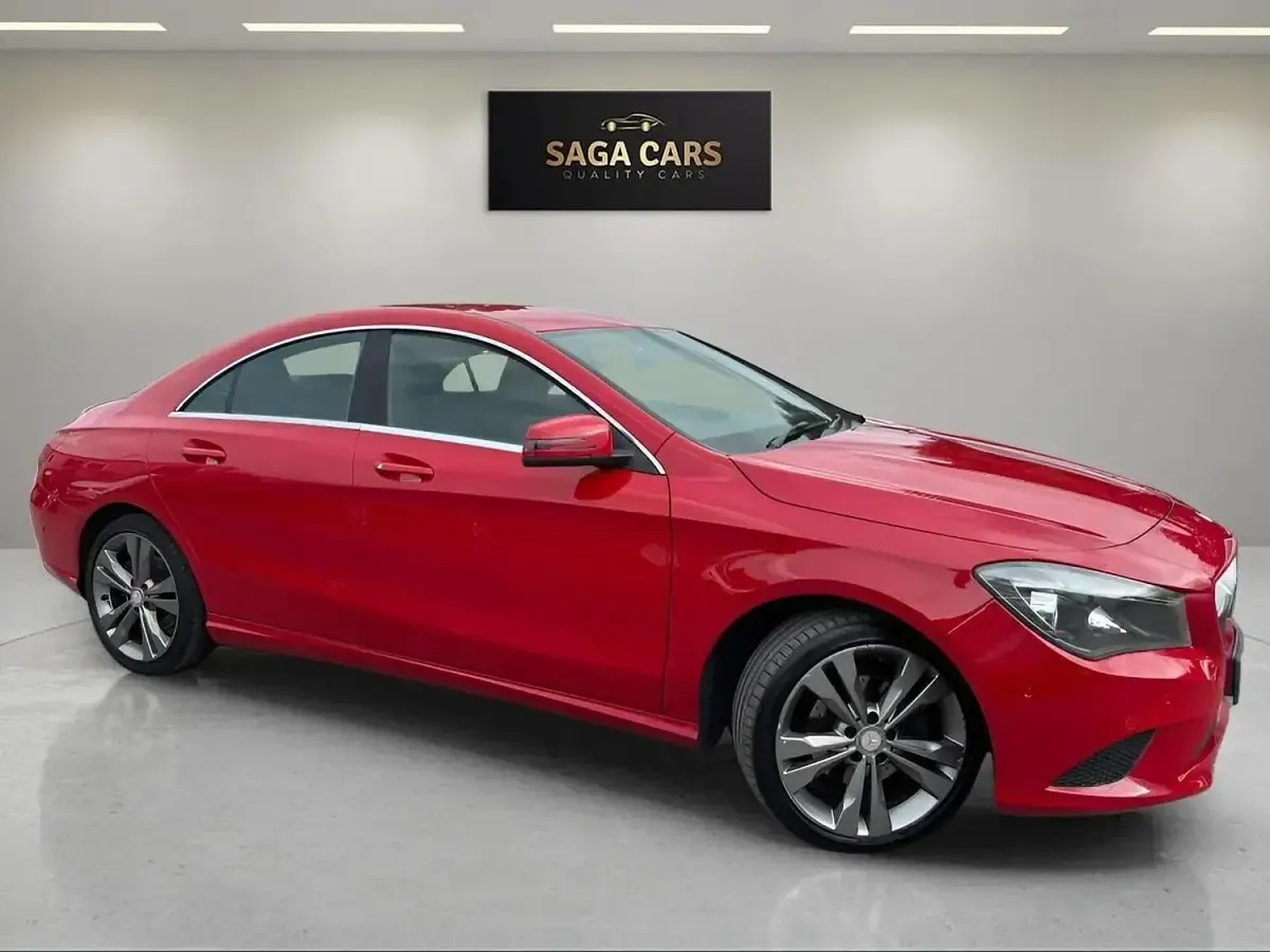 Used Mercedes CLA220 177 HP (130 kW) 2014 Red Coupe