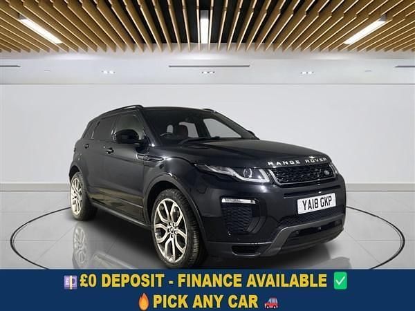 Black Used 2018 Land Rover Range Rover evoque HSE Dynamic SUV | £15,849 (Super price) - Image 1/1